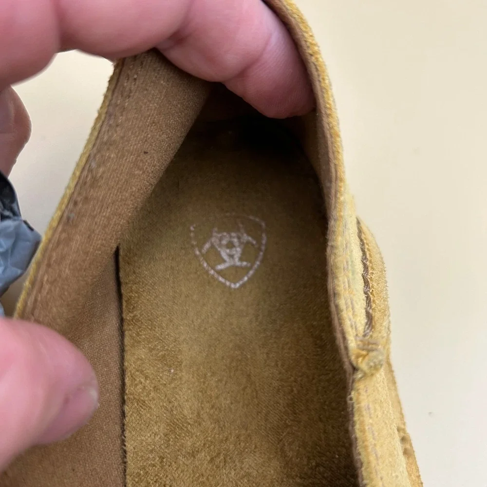 Ariat Cruiser Bit Loafers Womens 8B Sand Suede Slip On Shoes 10045000